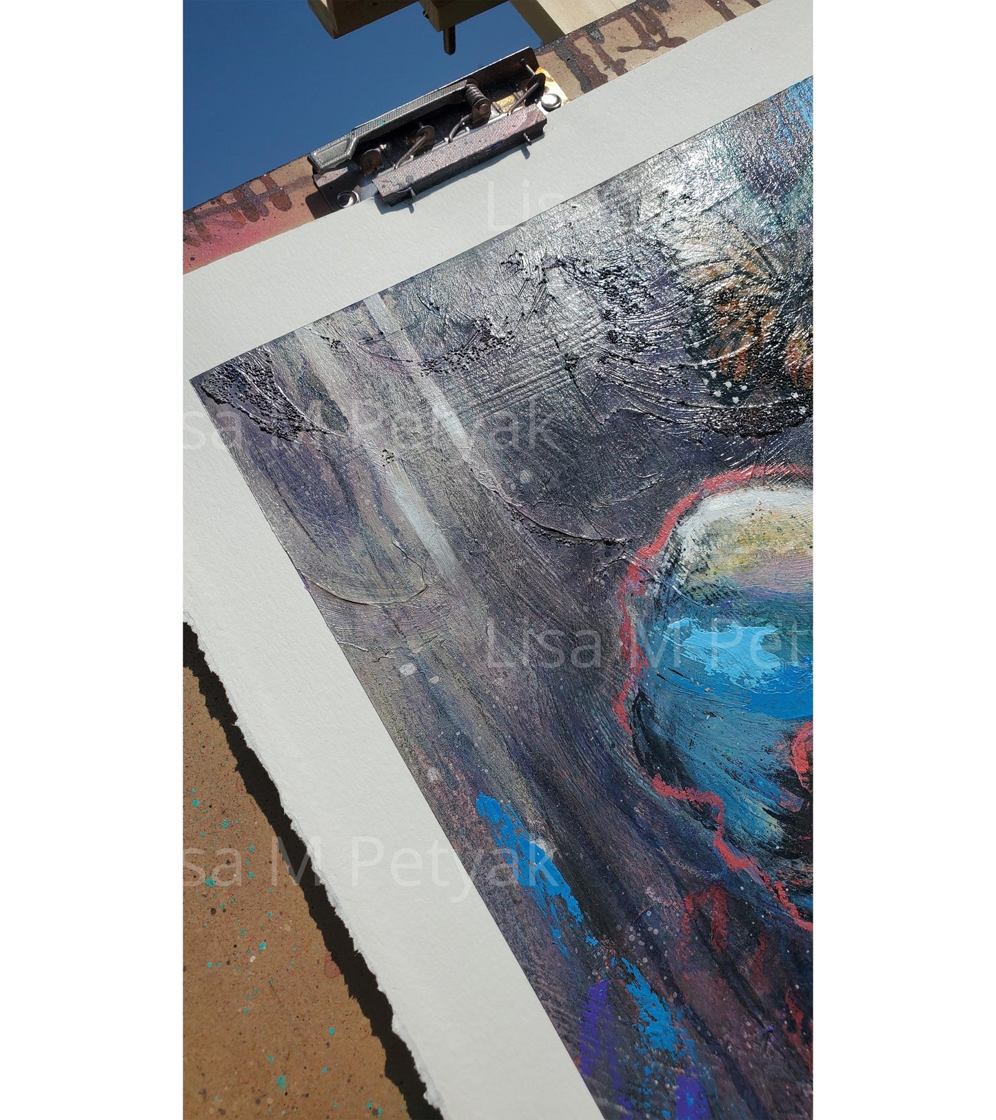 "Nude Male Abstract Figure" Fine Art Print