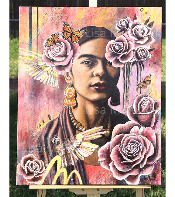 Frida Thinking of Her Parrots