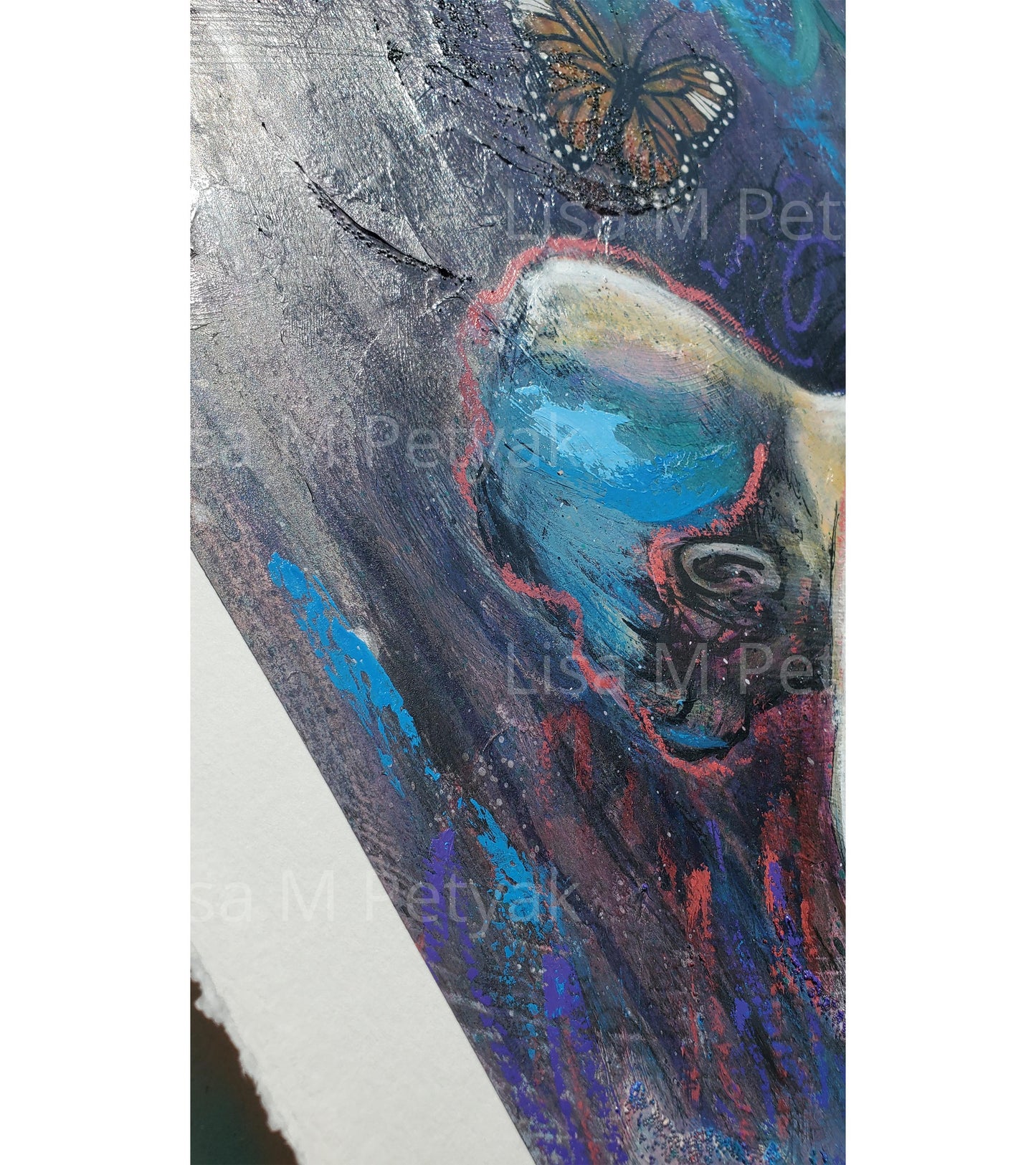 "Nude Male Abstract Figure" Fine Art Print