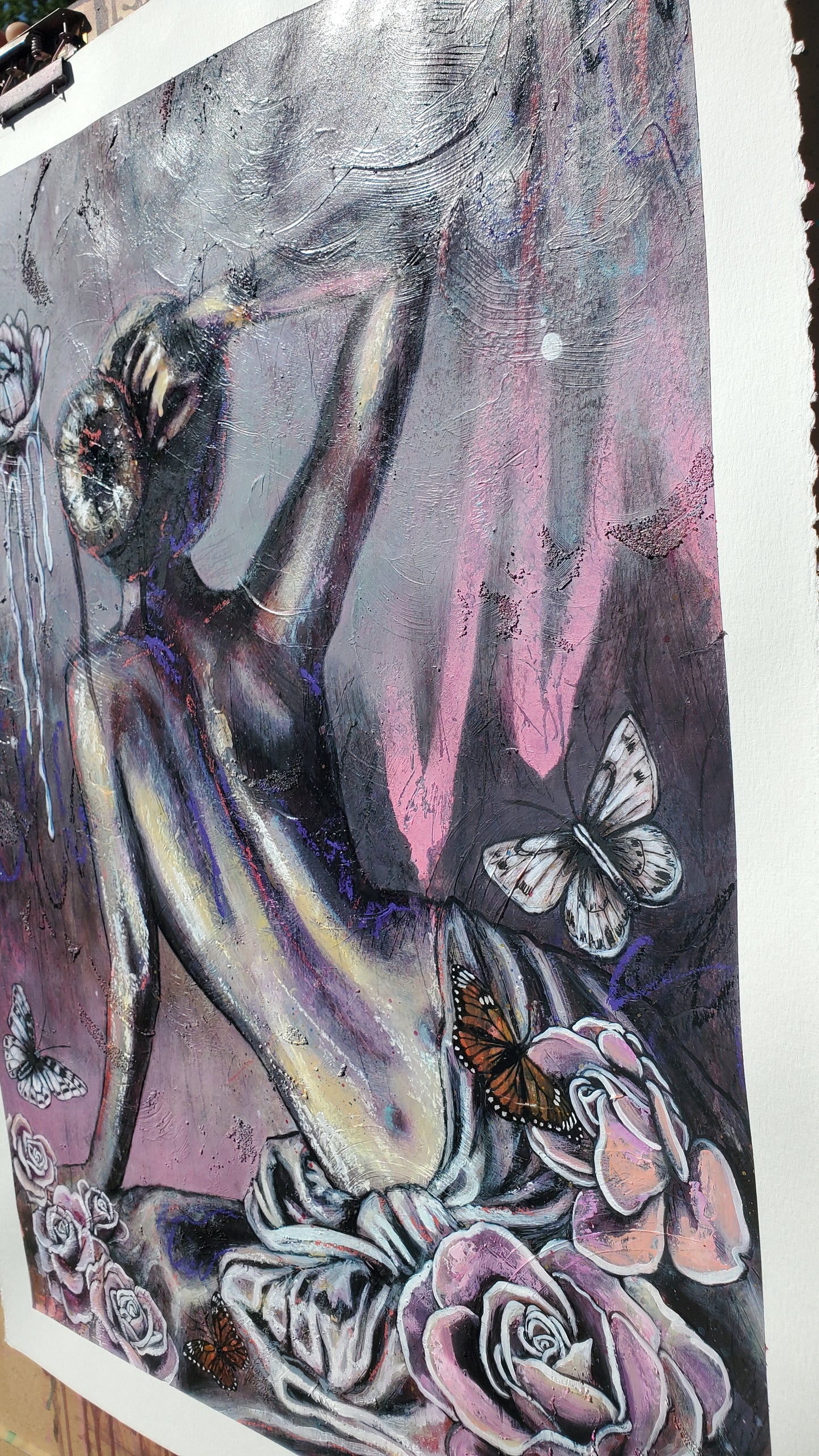 "Nude Female Abstract Figure" Fine Art Print