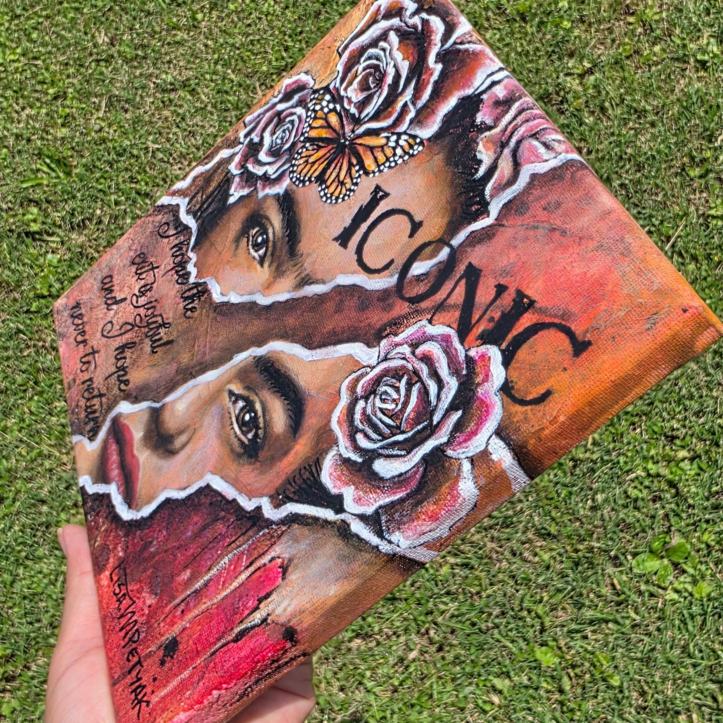 "Iconic Frida Kahlo" Mini by Lisa M Petyak