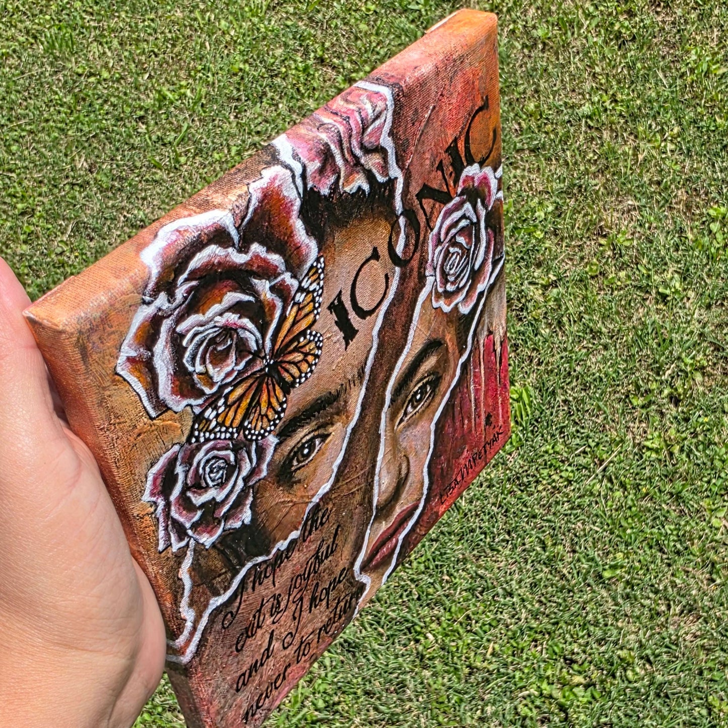 "Iconic Frida Kahlo" Mini by Lisa M Petyak