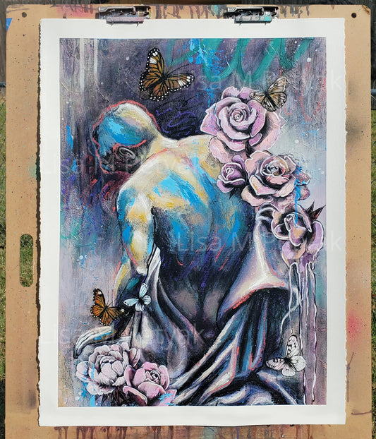 Nude Male Abstract Figure
